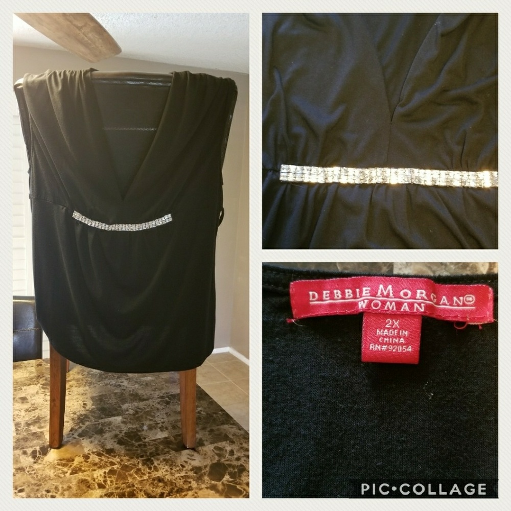 Debbie Morgan Plus Size 2x Dressy Top